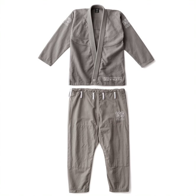 100A BJJ KIMONO GREY