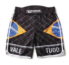 BLACK CAGE BRAZIL FIGHT PANTS